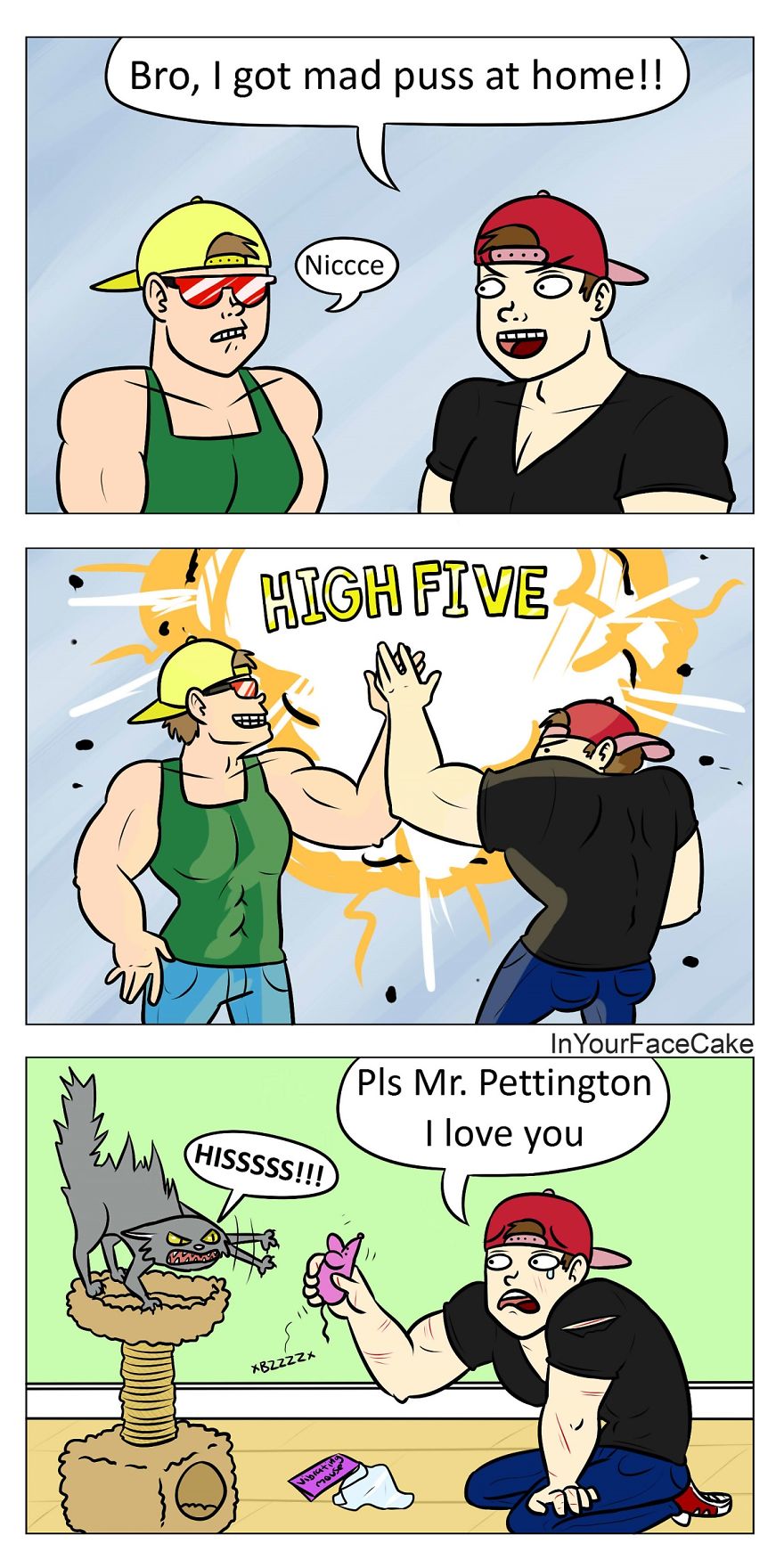 In Your Face Cake Comics - Oc