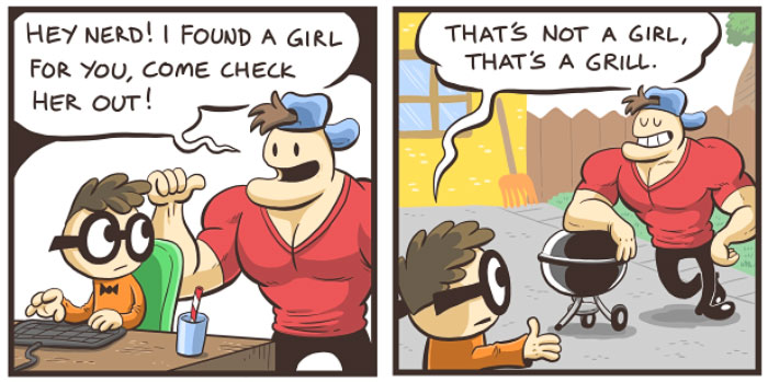 5 Nerd And Jock Comics With Unexpected Endings 5 Nerd And Jock Comics With Unexpected Endings