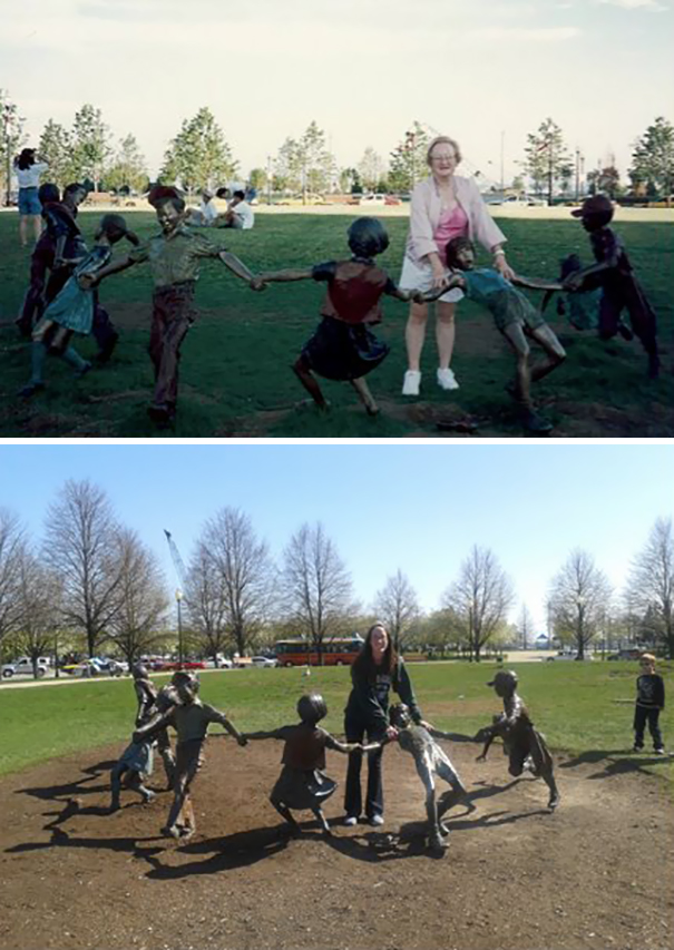 Recreated A Picture Of My Grandma In Chicago