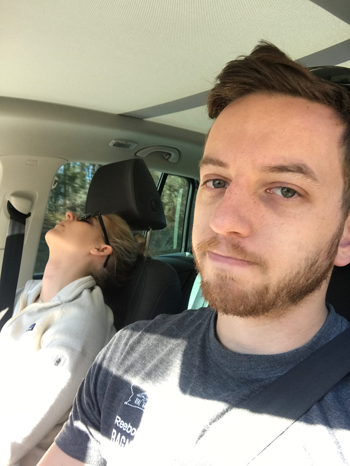 Husband Compiles Photos From All The Fun Road Trips He Takes With His Wife, And The Result Is Just Too Funny Husband Compiles Photos From All The Fun Road Trips He Takes With His Wife, And The Result Is Just Too Funny