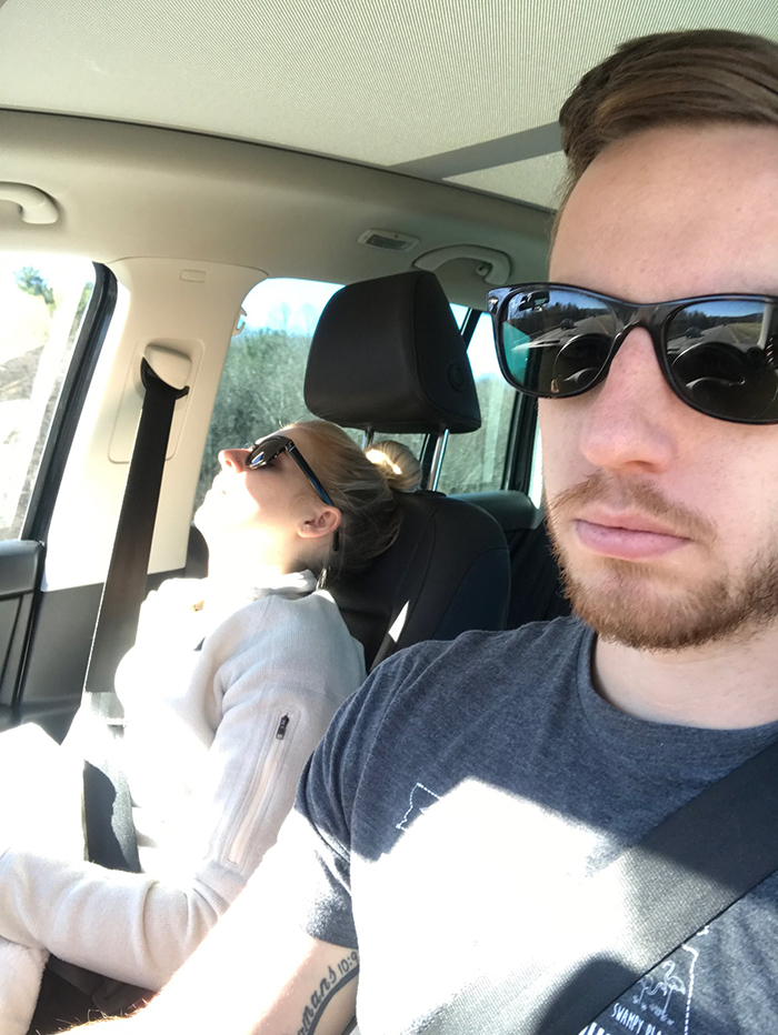 Husband Compiles Photos From All The Fun Road Trips He Takes With His Wife, And The Result Is Just Too Funny Husband Compiles Photos From All The Fun Road Trips He Takes With His Wife, And The Result Is Just Too Funny
