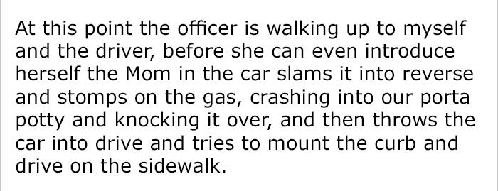 Rude Woman Refuses To Leave 'No Parking' Zone, So Construction Workers Get The Best Revenge