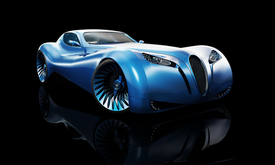 I Have Spent All My Free Time Designing This Art Deco Concept Car