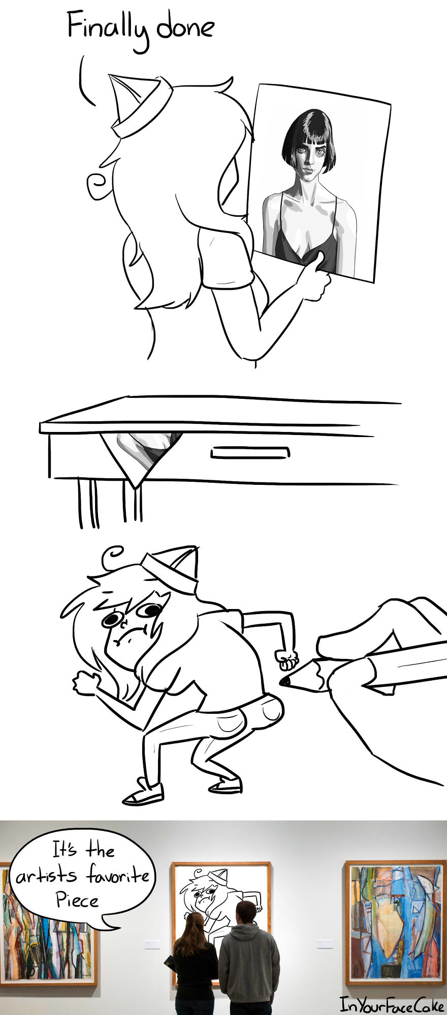 In Your Face Cake Comics - Oc