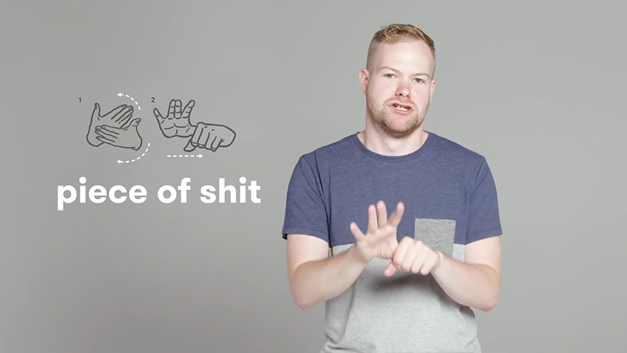 A Crash Course On Curse Words In Sign Language | Bored Panda