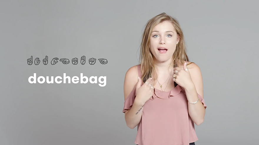 Curse In Sign Language A Crash Course On Curse Words In Sign Language | Bored Panda