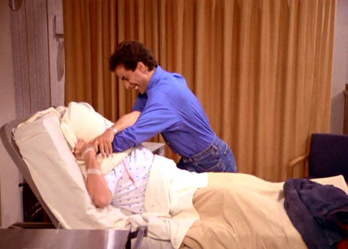 Insurance Agent Discovers Client Has Pre-Existing Condition (2017, Colorized)