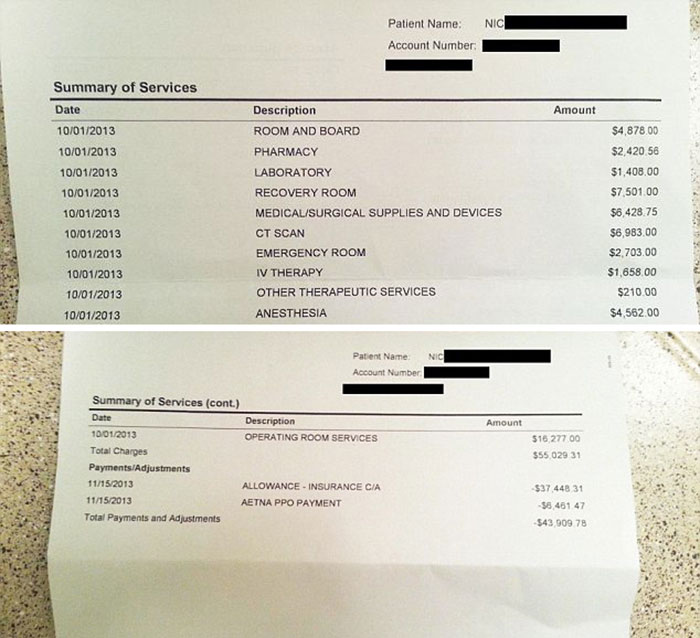 I Never Truly Understood How Much Healthcare In The US Costs Until I Got Appendicitis In October. I'm A 20 Year Old Guy. Thought Other People Should See This To Get A Real Idea Of How Much An Unpreventable Illness Costs In The US