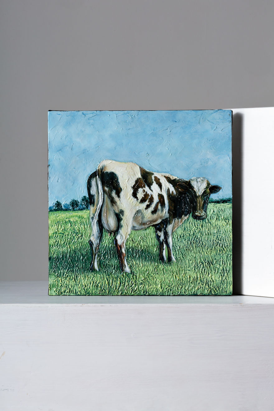 Vinylmateric: Reinterprerations Of Vinyl Covers That Have Made The History Of Rock In Materic Art Style