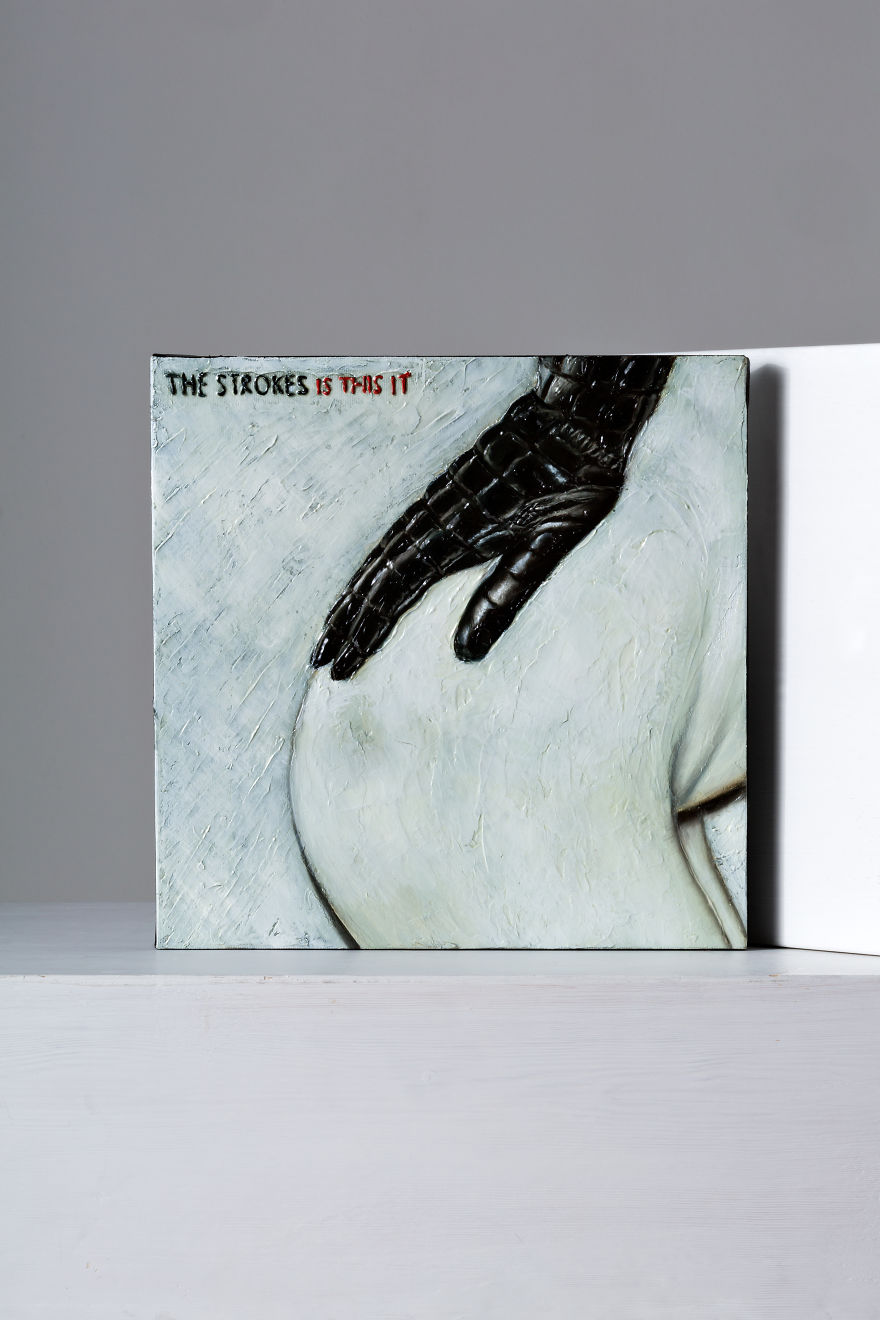 Vinylmateric: Reinterprerations Of Vinyl Covers That Have Made The History Of Rock In Materic Art Style Vinylmateric: Reinterprerations Of Vinyl Covers That Have Made The History Of Rock In Materic Art Style