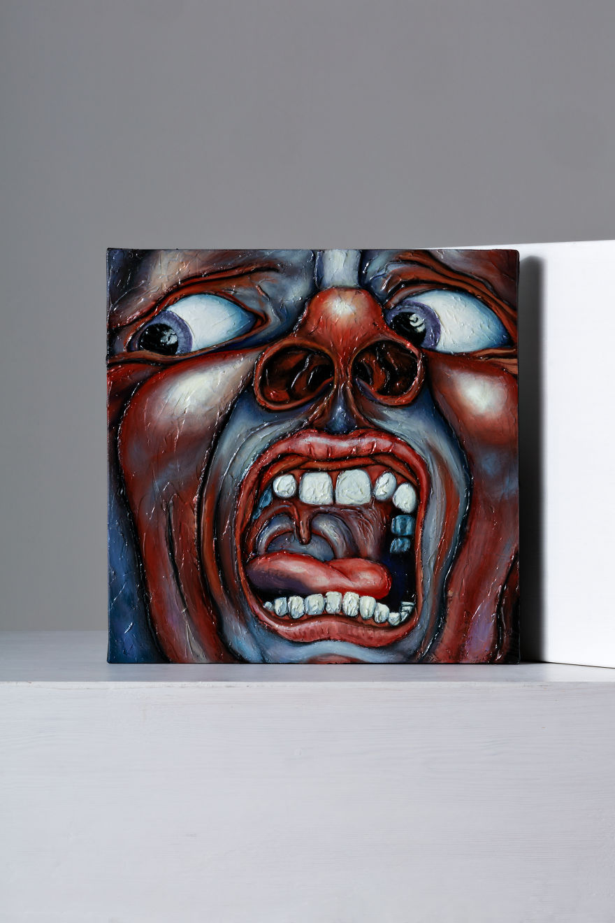 Vinylmateric: Reinterprerations Of Vinyl Covers That Have Made The History Of Rock In Materic Art Style Vinylmateric: Reinterprerations Of Vinyl Covers That Have Made The History Of Rock In Materic Art Style