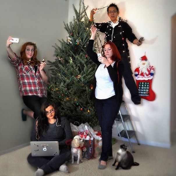 It's Officially December And Since I Am No Where Near Putting Up Our Tree And Or Getting Our Christmas Cards Done, I'll Throw It Back To Last Years Christmas Card!