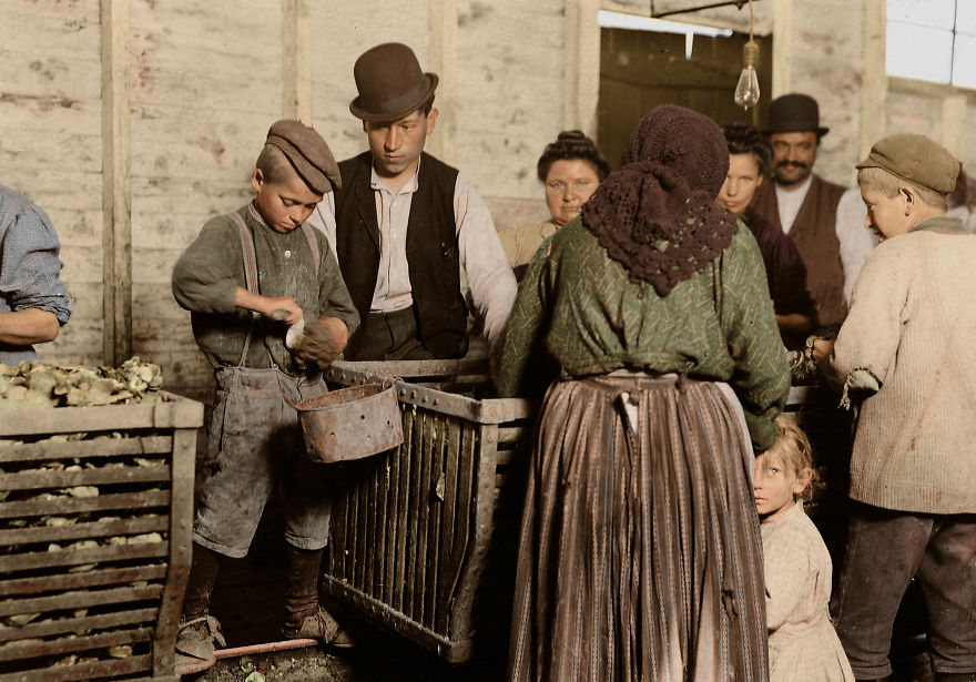 I’ve Colourised These 100+ Year Old Photos Of American Child Labour, And Here's The Result I’ve Colourised These 100+ Year Old Photos Of American Child Labour, And Here's The Result