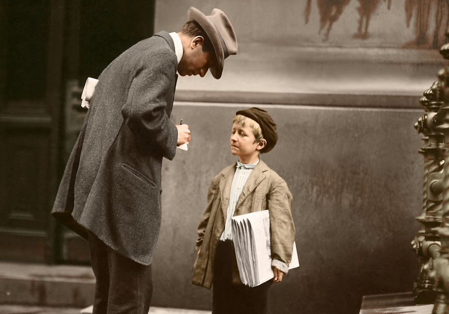 I’ve Colourised These 100+ Year Old Photos Of American Child Labour, And Here's The Result