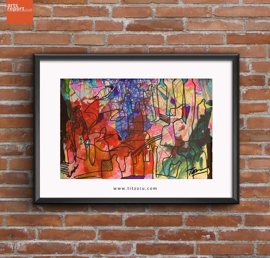 In The Exhibition, I Will Present A 30 Meters X 50cm Artwork