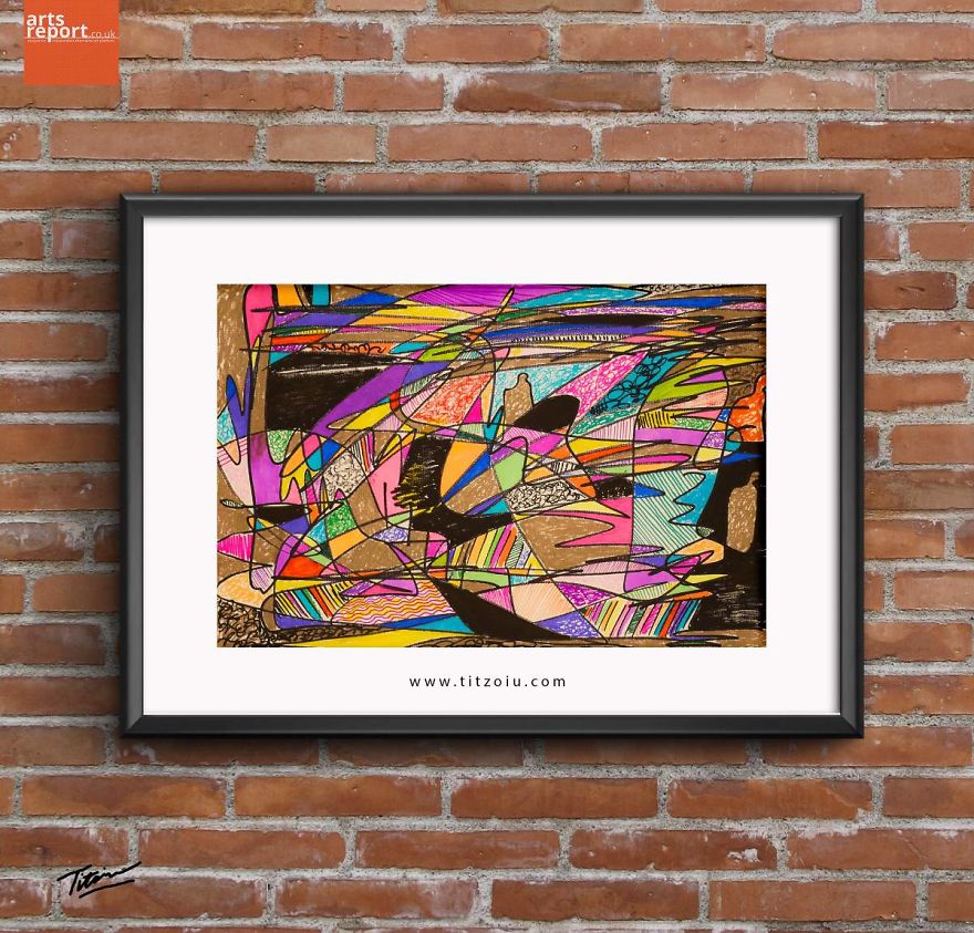 In The Exhibition, I Will Present A 30 Meters X 50cm Artwork