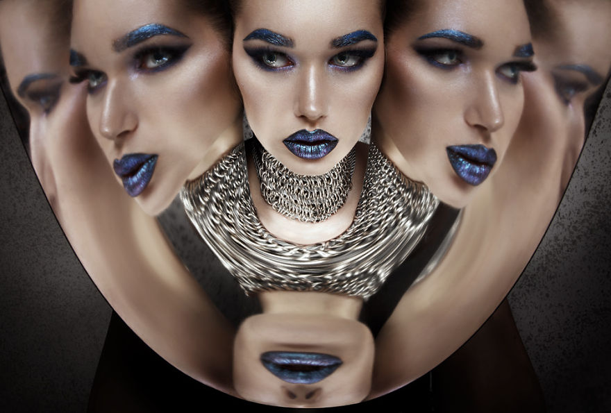 I Used Plastic Safety Mirror For Beauty Photoshoot, This Is What Happened