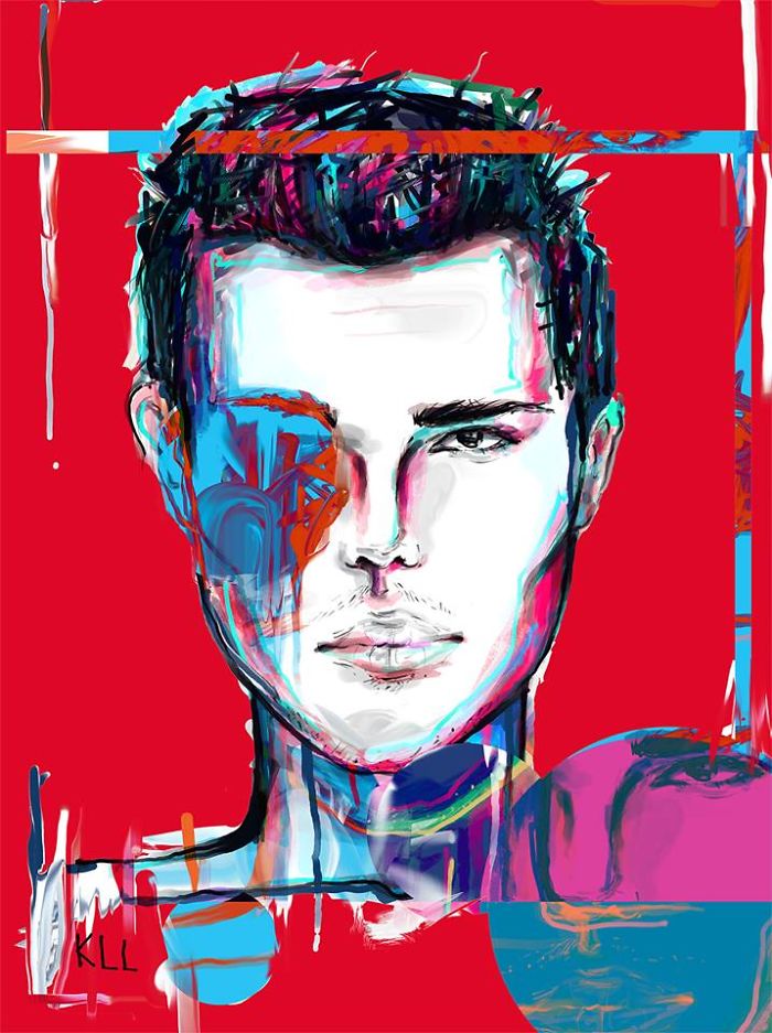 A Young Artist Who Grabs Hollywood Stars Attention By Painting Them With One Eye Only