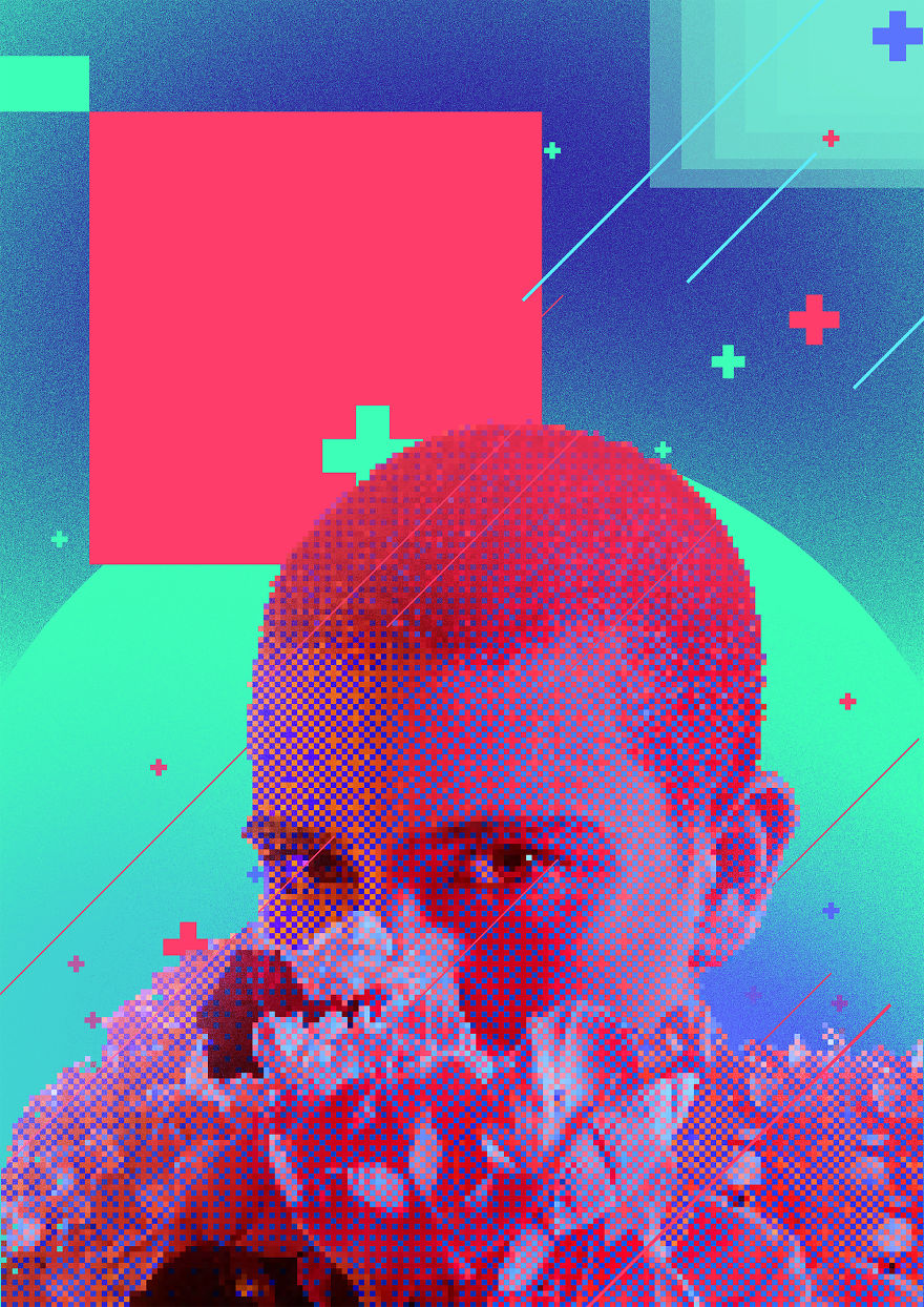 I Make Vaporwave Inspired Posters Exploring Communication In Digital World Every Day