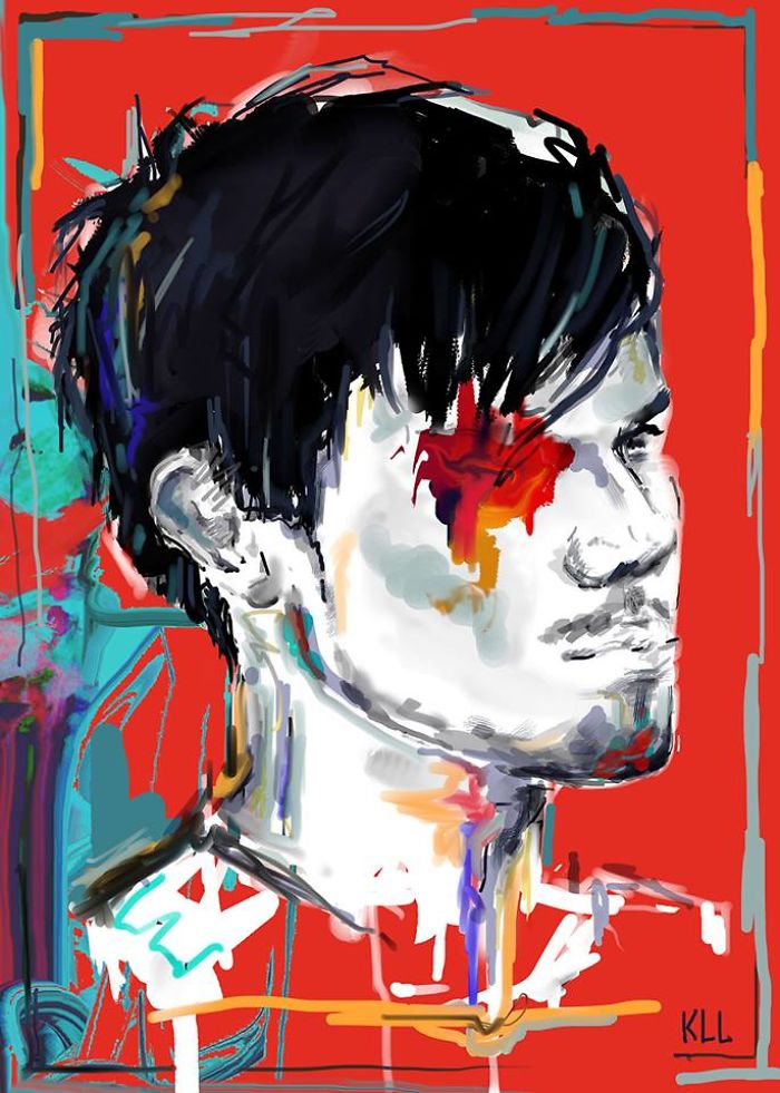 A Young Artist Who Grabs Hollywood Stars Attention By Painting Them With One Eye Only A Young Artist Who Grabs Hollywood Stars Attention By Painting Them With One Eye Only