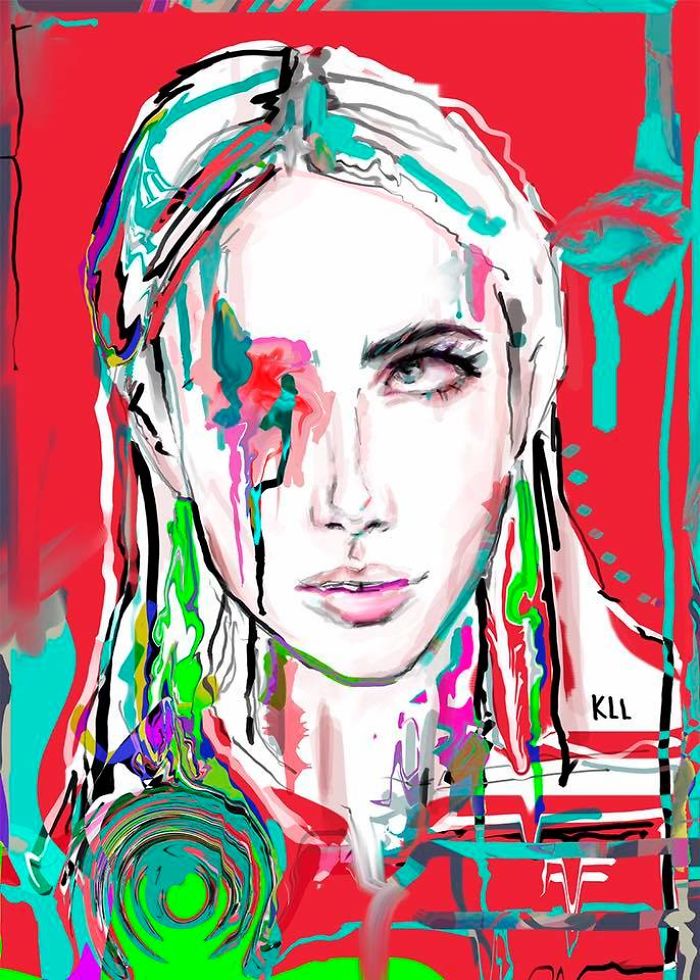 A Young Artist Who Grabs Hollywood Stars Attention By Painting Them With One Eye Only