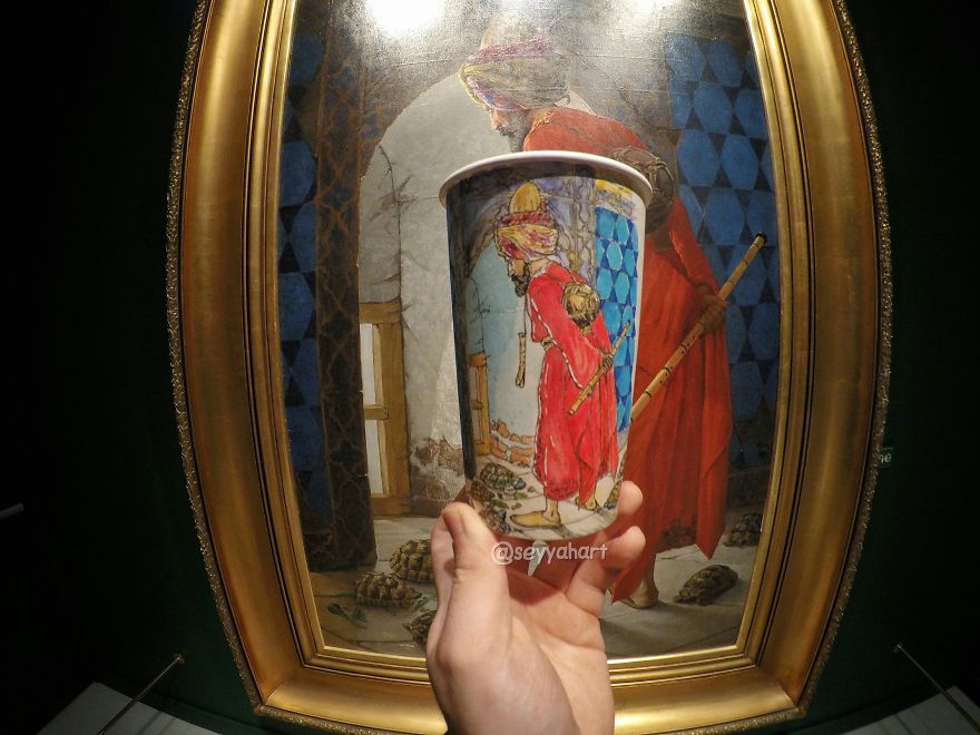 Famous Paint Of Ahmet Hamdi's The Tortoise Trainer