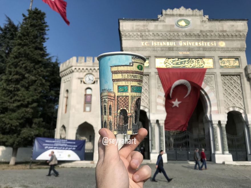 Historical Gate Of Turkey's First University, Istanbul University