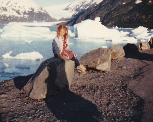 Me In 1986 In Front Of Portage Glacier In Alaska. You Can't Even See The Glacier From That Spot Anymore :(