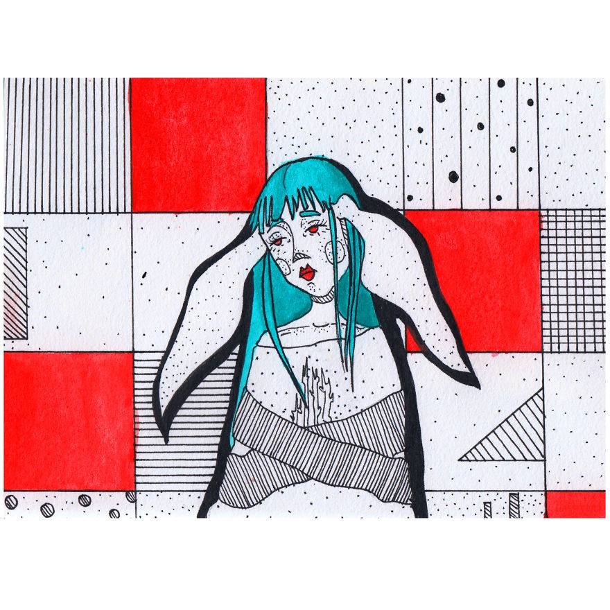 I Made Illustrations With Imaginary Characters Based On My Moods I Made Illustrations With Imaginary Characters Based On My Moods