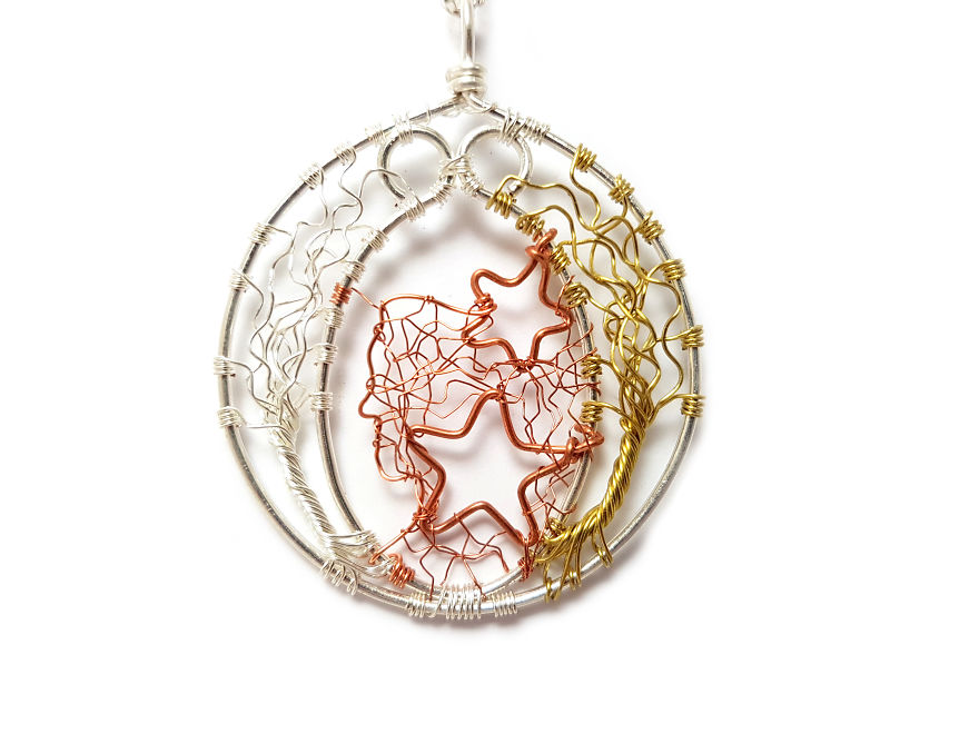 These Are Valar Pendants That I Made. Valar Are Gods/angelic Beings From Tolkien's Mythology :)