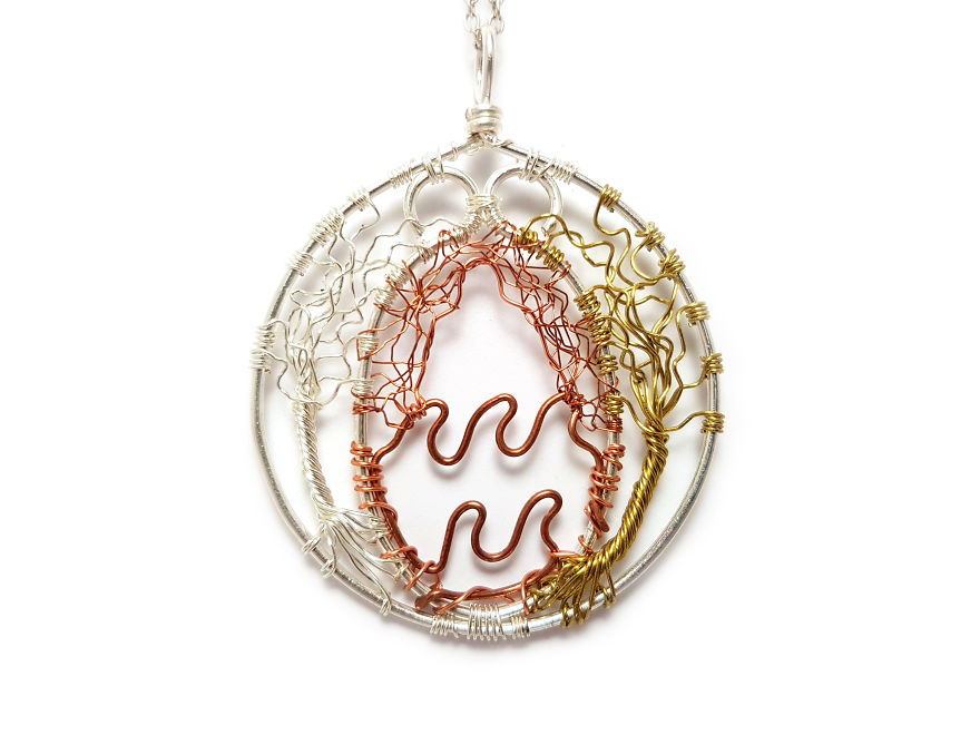 These Are Valar Pendants That I Made. Valar Are Gods/angelic Beings From Tolkien's Mythology :)