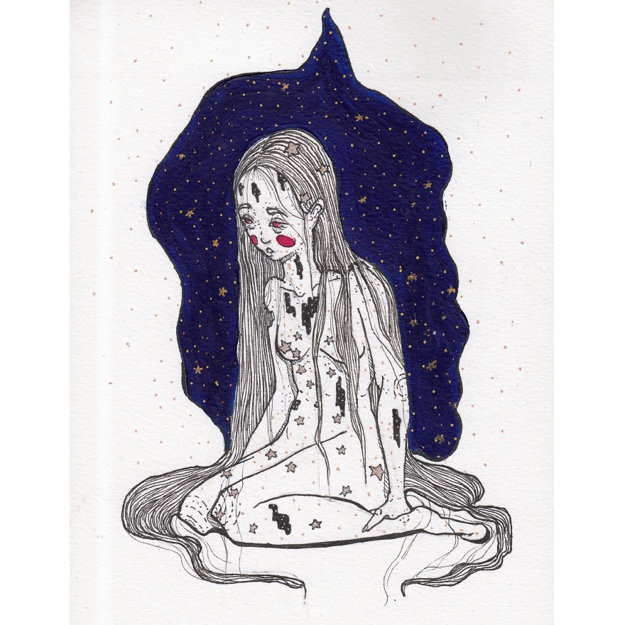 I Made Illustrations With Imaginary Characters Based On My Moods I Made Illustrations With Imaginary Characters Based On My Moods