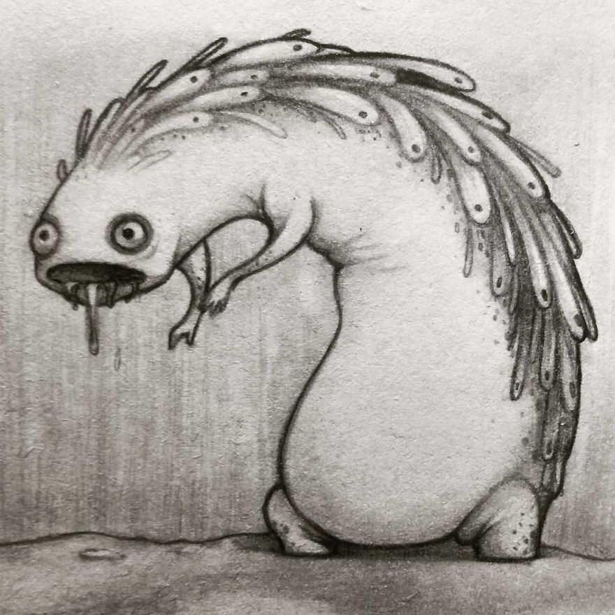 Student Draws Friendly Monsters And They Are Amazing