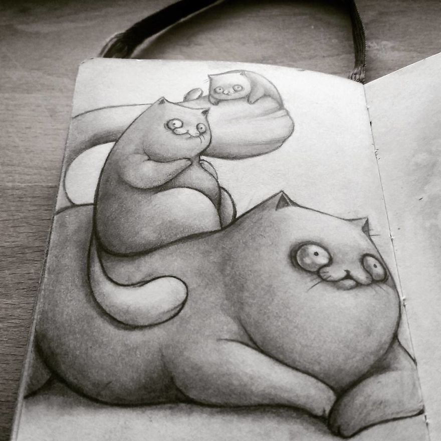 Student Draws Friendly Monsters And They Are Amazing