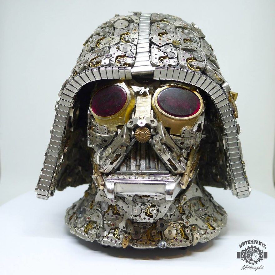 Turning Iconic Objects Into Steampunk Sculptures