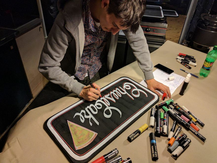 Drawing In Copenhegen At The "Local Bar" (March, 2017)