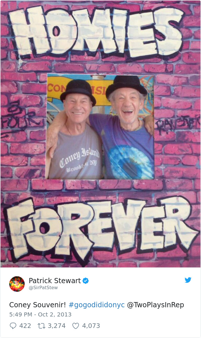 Patrick Stewart And Ian Mckellen