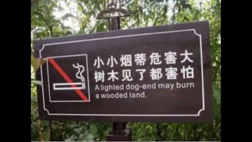 20+ Hilarious Mistranslations