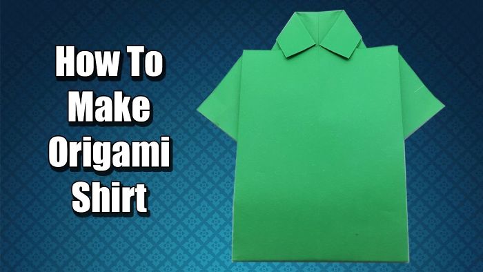 How To Make Origami Shirt – Easy Paper Shirt Making Tutorial