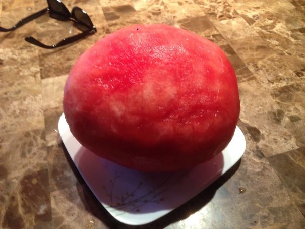 A Peeled Watermelon