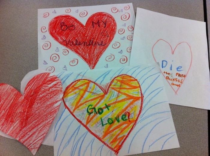 Kids Are Brutal. Valentines Cards