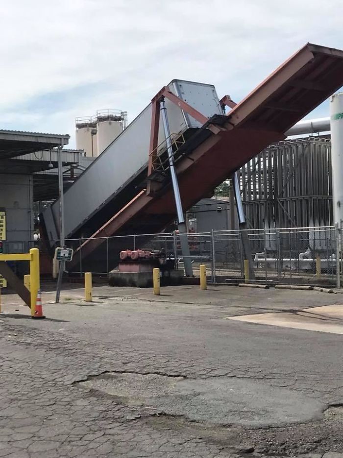 This Is How They Unload Potato Trailers At Frito-Lay