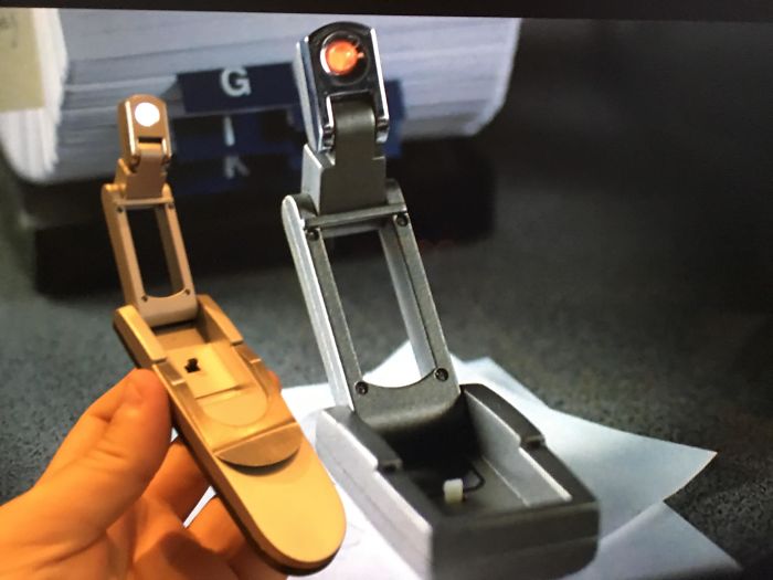 In V For Vendetta, Finch's Anti-Listening Device Is Actually A $5 Book Light From The Early 2000s With A Red Led