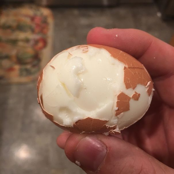 This Egg Peeling Fiasco