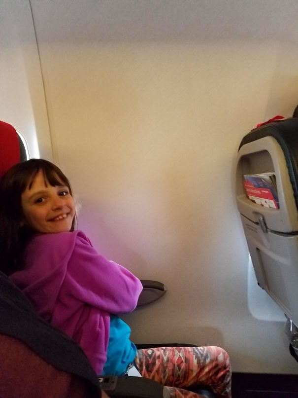 Here Is Our Daughter's First Flight In Europe. "And We'll Be Able To See Paris As We Fly Over It!"