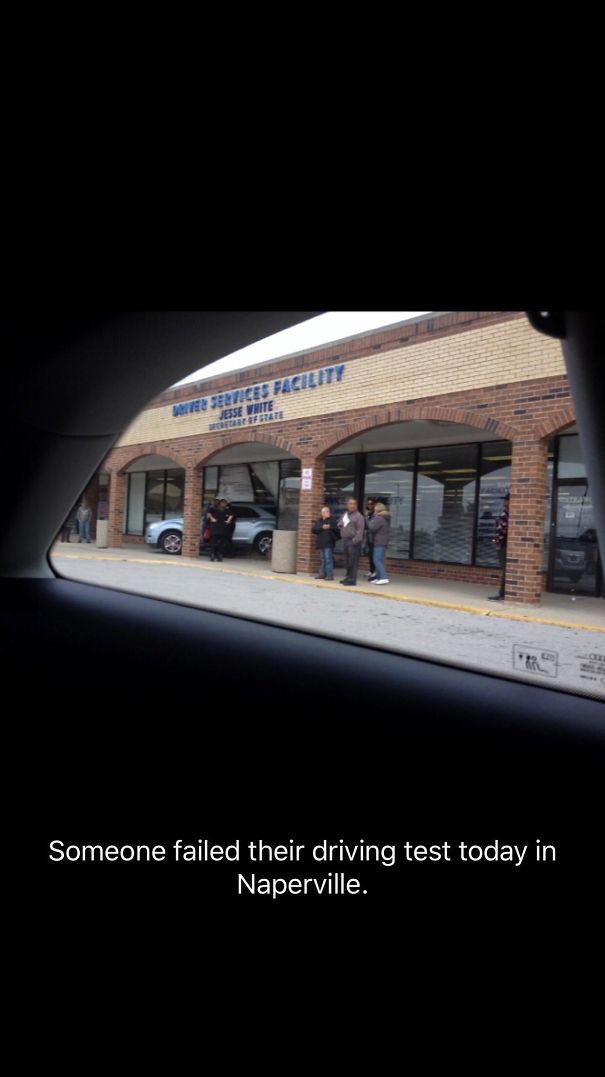 When You Positively Know You've Failed Your Driving Test