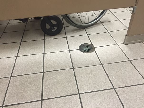 So I Was Using The Handicapped Stall When This Happened