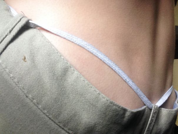 Wore A Shoelace As A Belt For Work Today Out Of Desperation. Now The Office Thinks I'm The "Thong Guy"