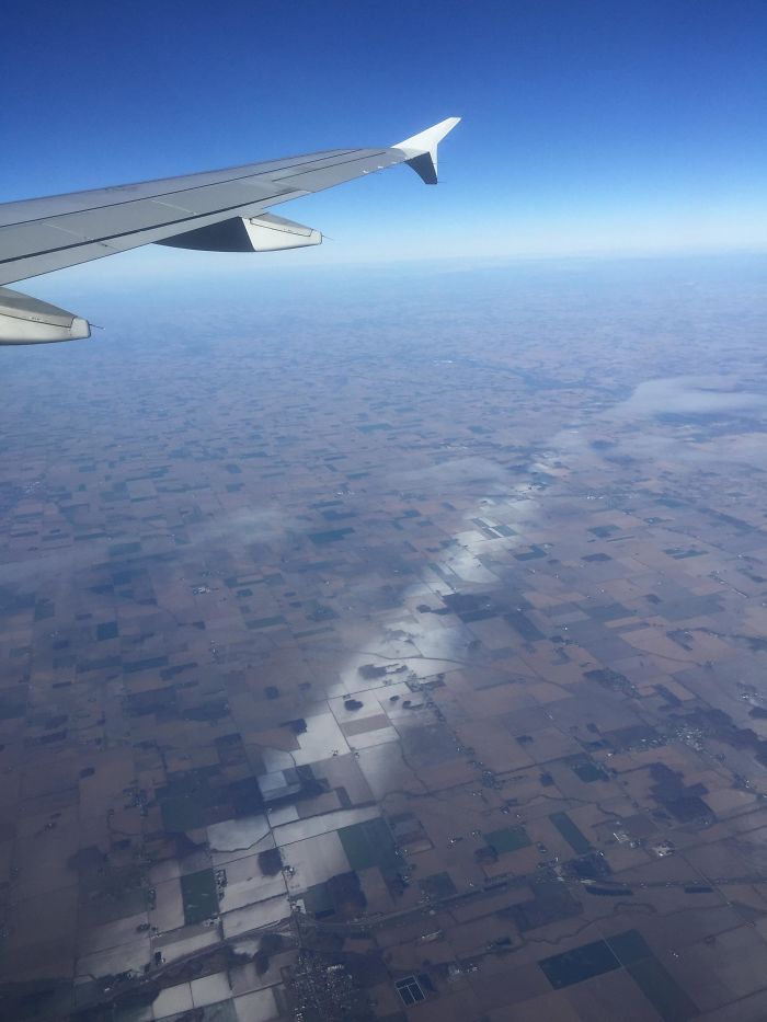 This Thin Streak Of Snow Across Ohio