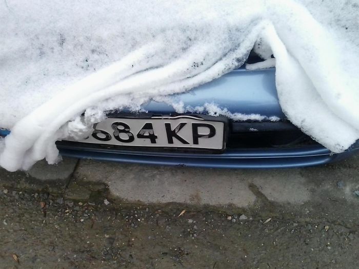 This Snow Cover That Looks Like A Sheet